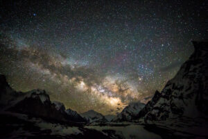 Milky Way over Concordia Camp, Karakoram Range, Pakistan