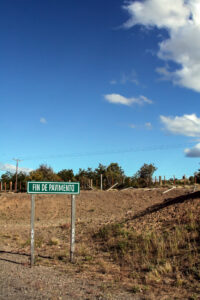 Fin de Pavimento, Road Sign, Argentina