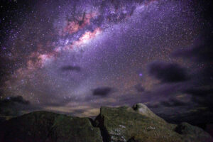 Milky Gazing at the Stars, Easter Island, Rapa Nui, Chile