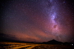 Milky Way over Laguna Colorada, Bolivia