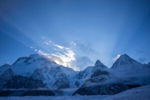 Sunrise from Concordia Camp, K2 Base Camp Trek, Pakistan