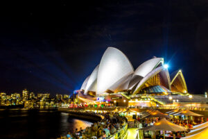 Sydney Opera House at Night, Sydney, Australia