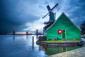 Windmills, Zaanse Schans, The Netherlands