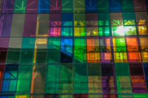 Colorful Windows, Montreal, Quebec, Canada