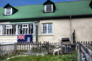 House with Sheep, Stanley, Falkland Islands