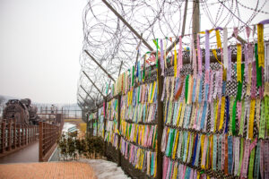 Memorial Ribbons at the Korea Demilitarized Zone