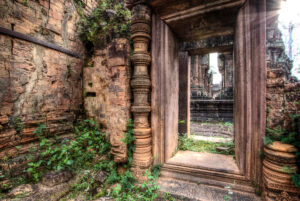 Passageway, Banteay Srei, Siem Reap, Cambodia