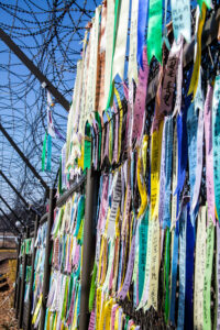 Ribbons and Razorwire Memorial at Korea DMZ