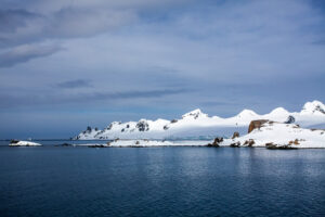 The Coast of Antarctica in Evening