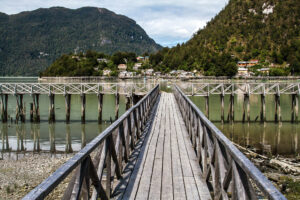 Walkways in Caleta Tortel, Chile